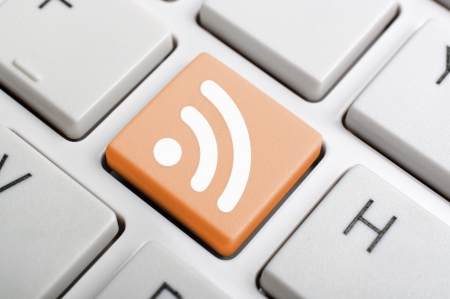 Orange RSS key on keyboard