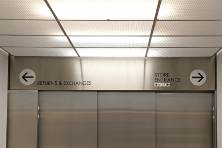 Inside of elevator