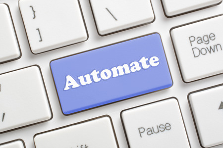 Blue automate key on keyboard