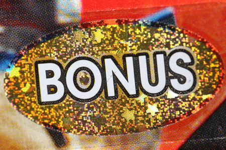 Coquitlam BC Canada - June 04, 2015 : Close up bonus section on lottery ticket. The British Columbia Lottery Corporation has provided government sanctioned lottery games in British Columbia since 1985.のeditorial素材