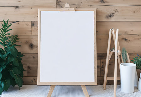 Exquisite Wedding Signs for a Lovely Indoor Celebration. Generative AI.の素材