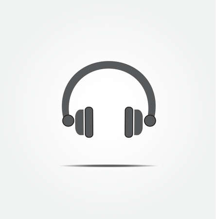 Headphones vector iconのイラスト素材