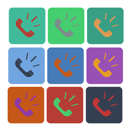 phone call vector  iconのイラスト素材