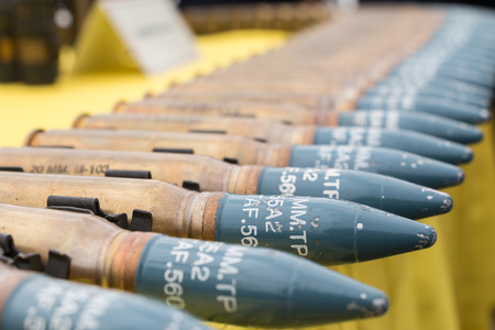 Lopburi, Thailand - December 22, 2015: Royal Thai Air Force  soldier maneuver.のeditorial素材