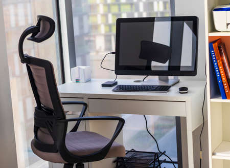 Shot of a modern working spaceの写真素材