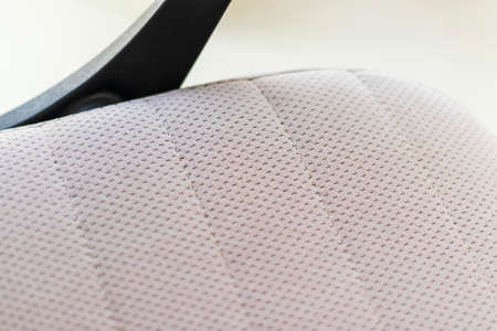 Close up shot of a computer chair