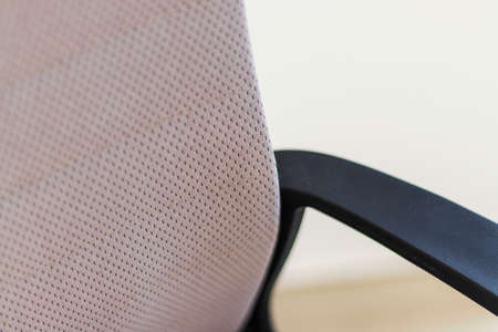 Close up shot of a computer chairの写真素材