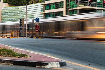 Shot of a crossroad junction in the modern city
