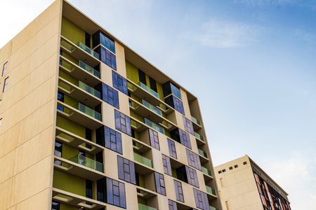 Buildings in The pulse residence, Dubai South