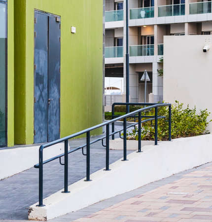 Shot of an Inclined descent for handicapped
