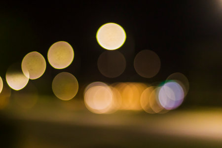 Concept shot of a blurred lightsの写真素材