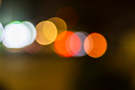 Concept shot of a blurred lightsの写真素材