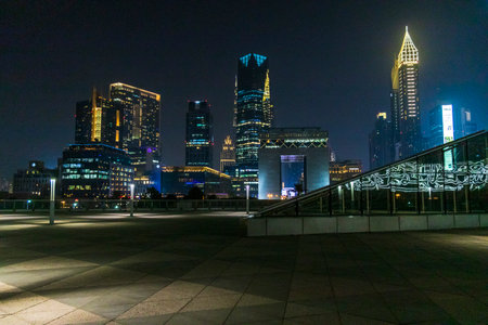 Dubai, UAE - 10.02.2022 Shot of a Dubai International Financial Center