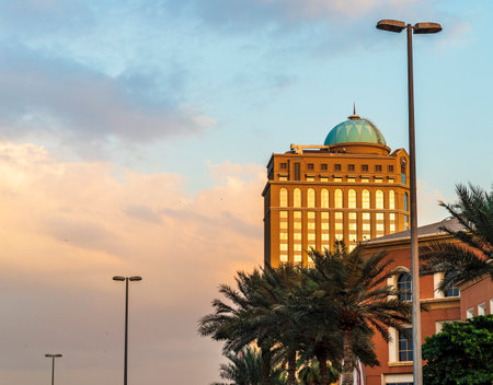 Dubai, UAE - 12.21.2022 - Shot of a Sheraton Al Barsha hotelのeditorial素材