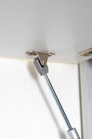 Shot of the gas strut for kitchen cabinetの写真素材