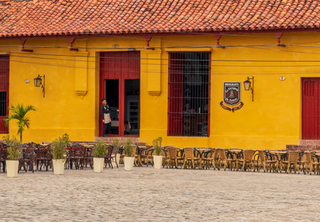 03.03.2024 - Camaguey, Santa Lucia, Cuba - Streets of the city.の写真素材
