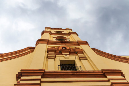 03.03.2024 - Camaguey, Santa Lucia, Cuba - Iglesia de Nuestra SeÃ±ora de la Merced churchの写真素材