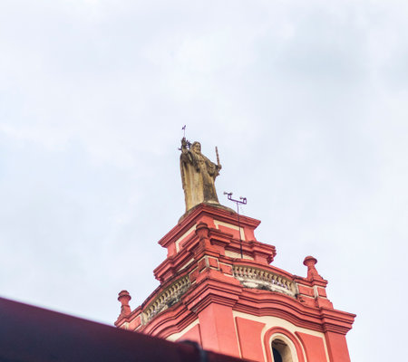 03.03.2024 - Camaguey, Santa Lucia, Cuba - One of the churches in the cityの写真素材