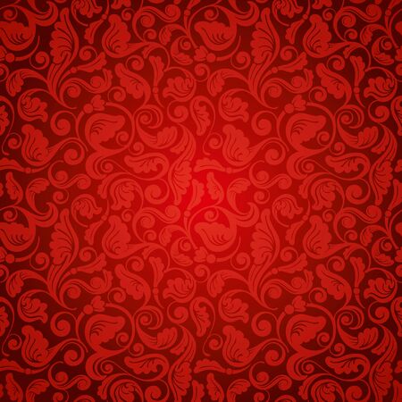 excellent antique wallpaper, seamlessのイラスト素材