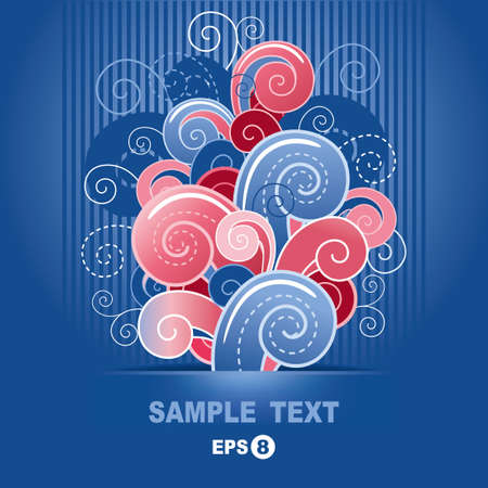 Abstract colorful background. Vector illustration.のイラスト素材