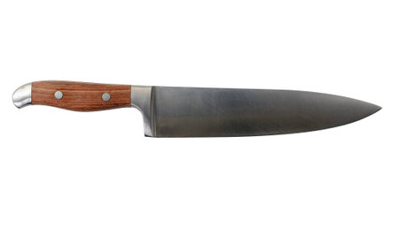 isolated knife on white background with clipping path