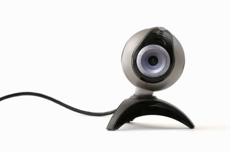 webcam is watching youの写真素材