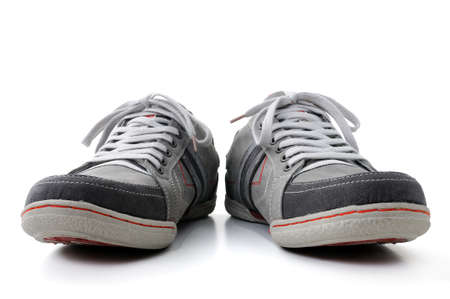 isolated shoes on white backgroundの写真素材