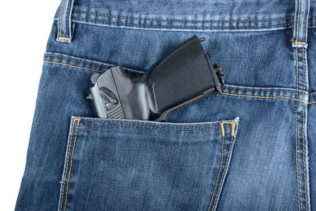 gun in a pocket