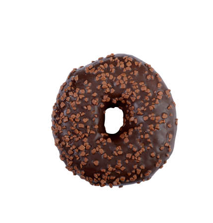 isolated donut on white background with clipping-pathの写真素材