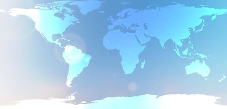 world map in blurred background sky abstractの写真素材