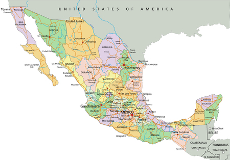 Vector of Mexico - Highly detailed - ID:1-122617838 - Royalty Free ...