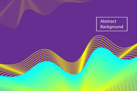 Abstract colorful  wave background  Element for designのイラスト素材