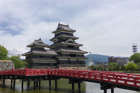 Matsumoto Castle, Matsumoto, Japan. Matsumoto Castle is one of the most complete and beautiful among Japan's original castles. It is aのeditorial素材