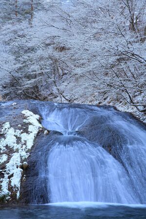 Hanamaki, Iwate Prefecture kamabuchi fallsの写真素材
