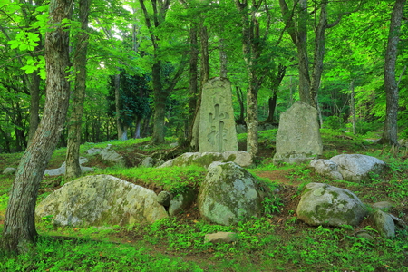 World Heritage ?? blast furnace ruinsのeditorial素材