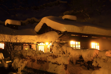 Winter nyuto Onsenのeditorial素材