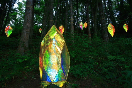 Illumination of the fairy tale village Kenji Miyazawaのeditorial素材