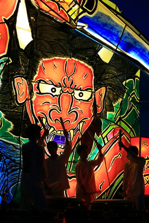 Hanamaki-shi Andon Festivalの写真素材