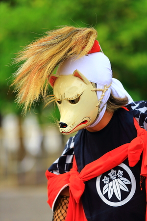 Michinoku Performing Arts Festival Demon Blade Danceの写真素材