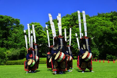 Iwate Folk Performing Arts Deer Odoriの写真素材