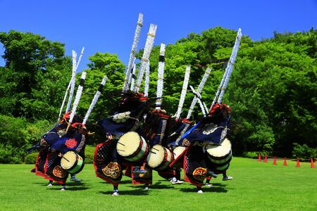 Iwate Folk Performing Arts Deer Odoriの写真素材