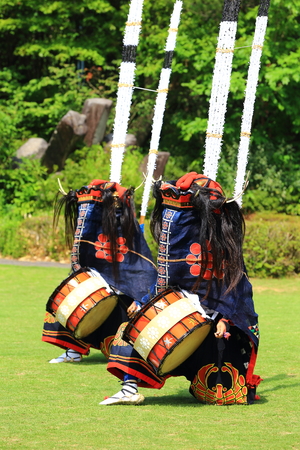 Iwate Folk Performing Arts Deer Odoriのeditorial素材
