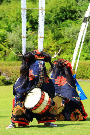 Iwate Folk Performing Arts Deer Odoriのeditorial素材