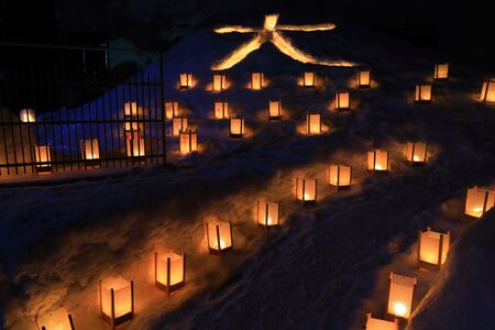 Snow in nishiwagaのeditorial素材