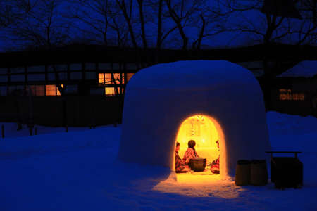 Yokote Kamakura Snow Festival