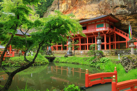 World Heritage Hiraizumi Summer Tatsuya Cave Bishamondoのeditorial素材