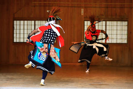 Folk Performing Arts, Kitakami City, Iwate Prefectureのeditorial素材