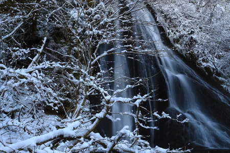 Hanamaki City, Iwate Prefecture Winter Mountain Stream