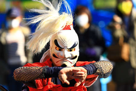 Folk Performing Arts, Kitakami City, Iwate Prefectureのeditorial素材