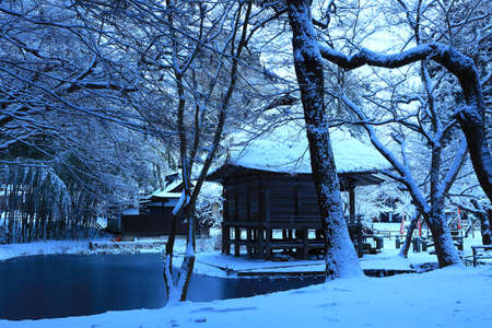 Hiraizumi Town, Iwate Prefecture World Heritage Winter Templeのeditorial素材